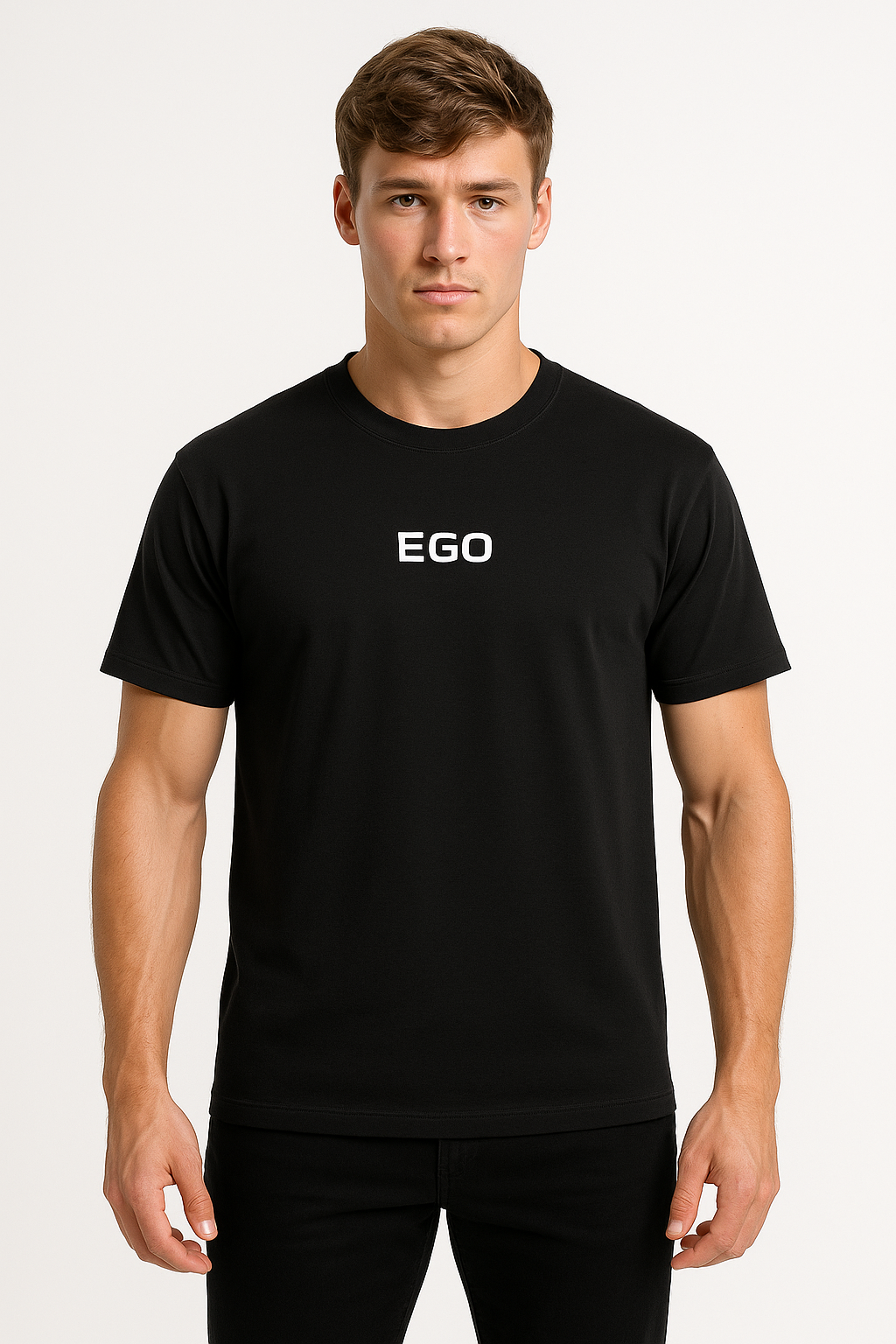 T-shirt noir EGO