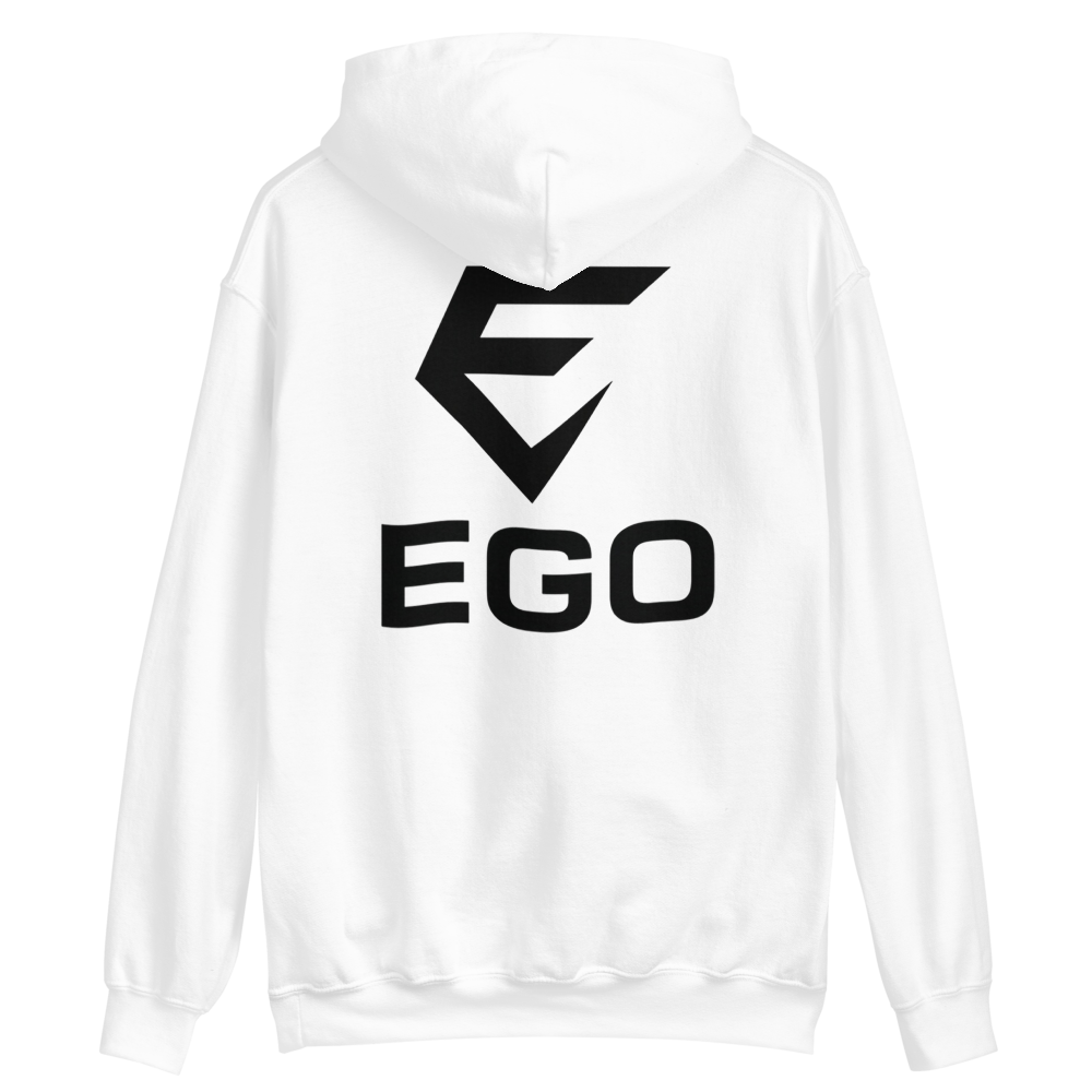 Sweat à capuche blanc EGO
